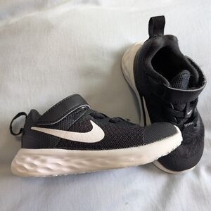Nike Kids Black and White Athletic Sneakers